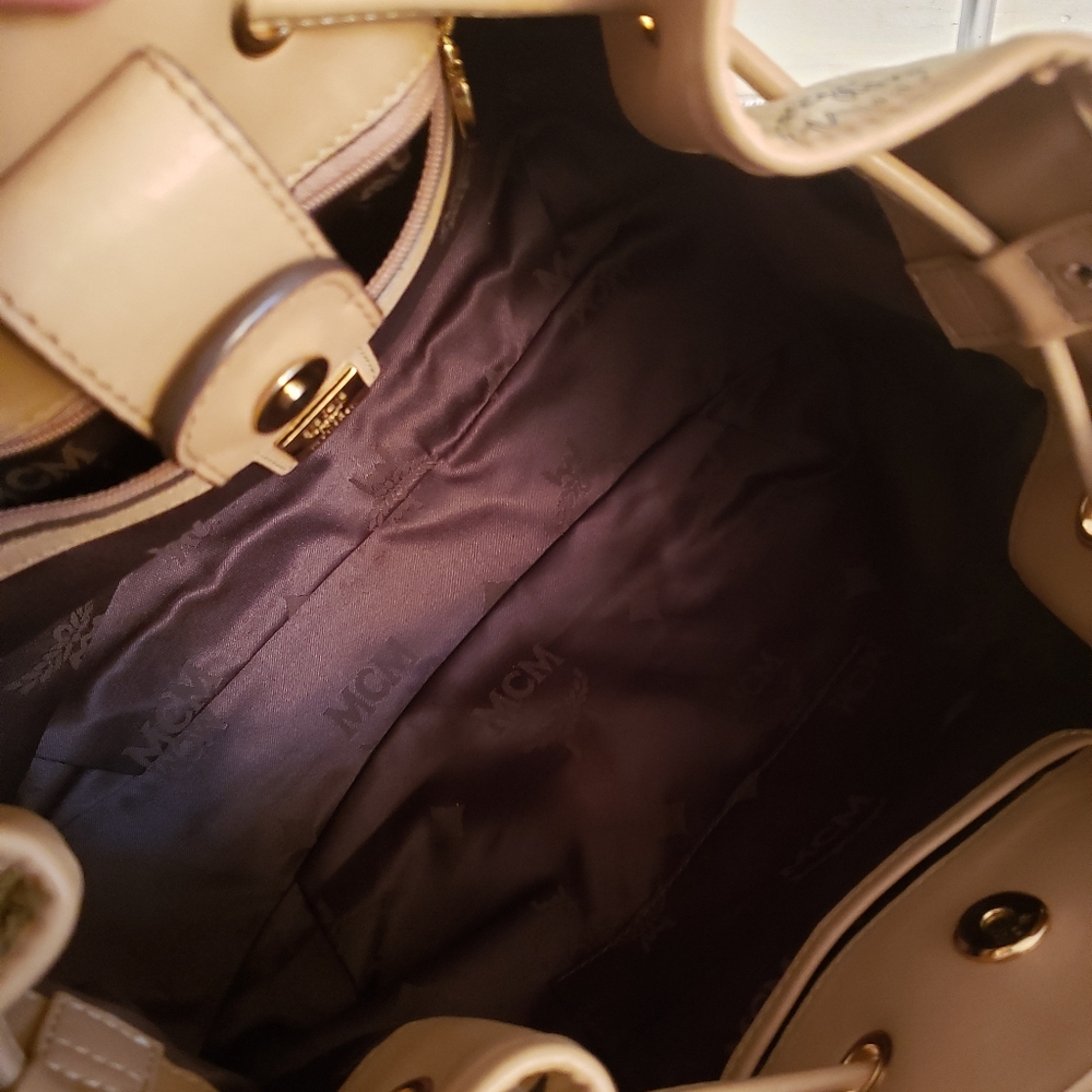 Authentic Mcm Medium Drawstring Bag - image 3